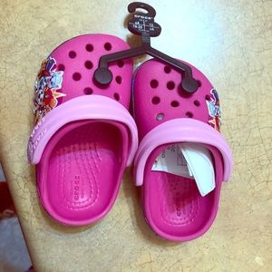 Brand new baby girls  paw patrol crocs.
